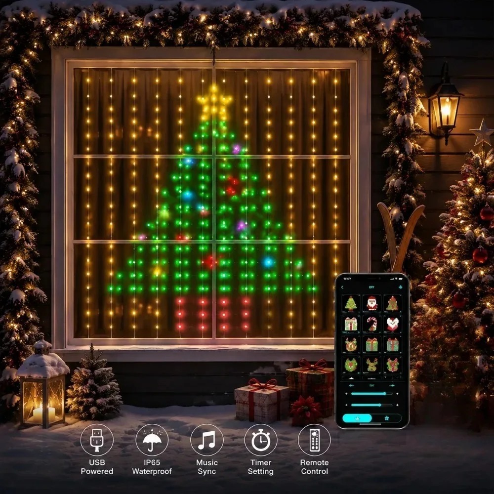 Smart Home App - LED Pixel Curtain Lights Bluetooth APP