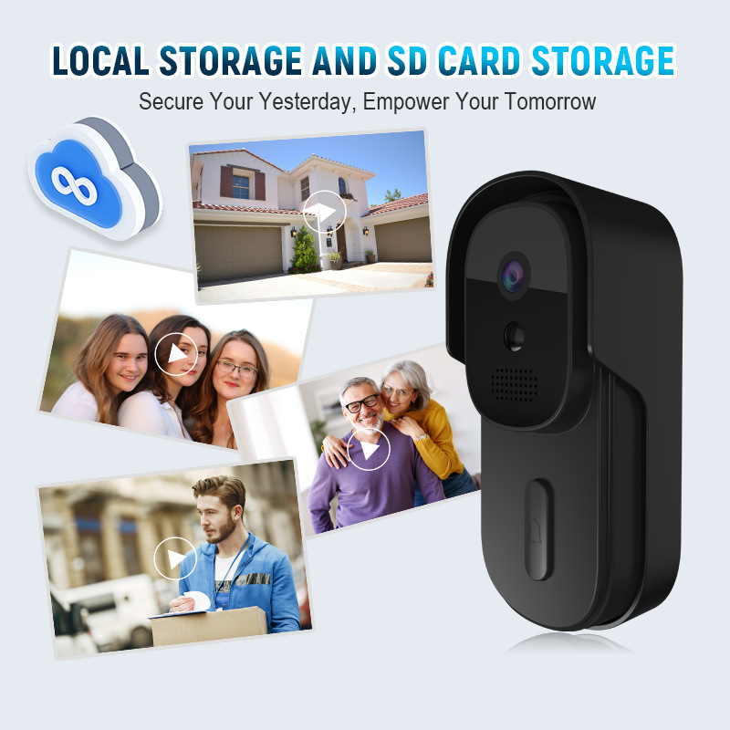 Smart Home Cctv Camera - Tuya Video Doorbell 2MP Waterproof 1080P