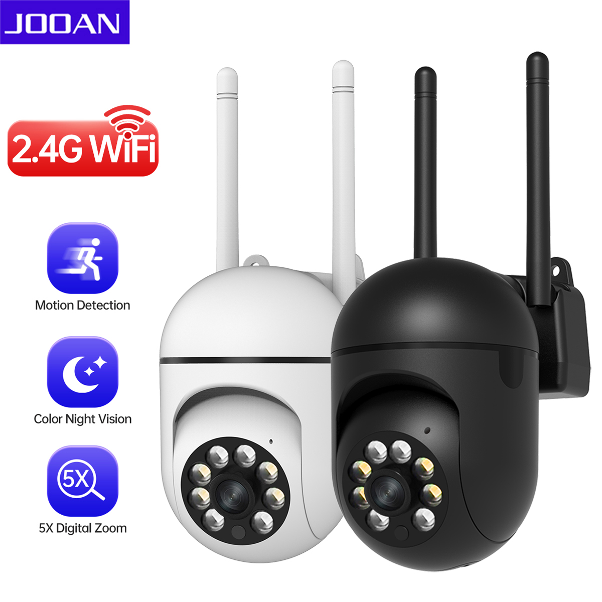 Smart Home Cctv Camera - JOOAN 1296P PTZ IP Camera Smart