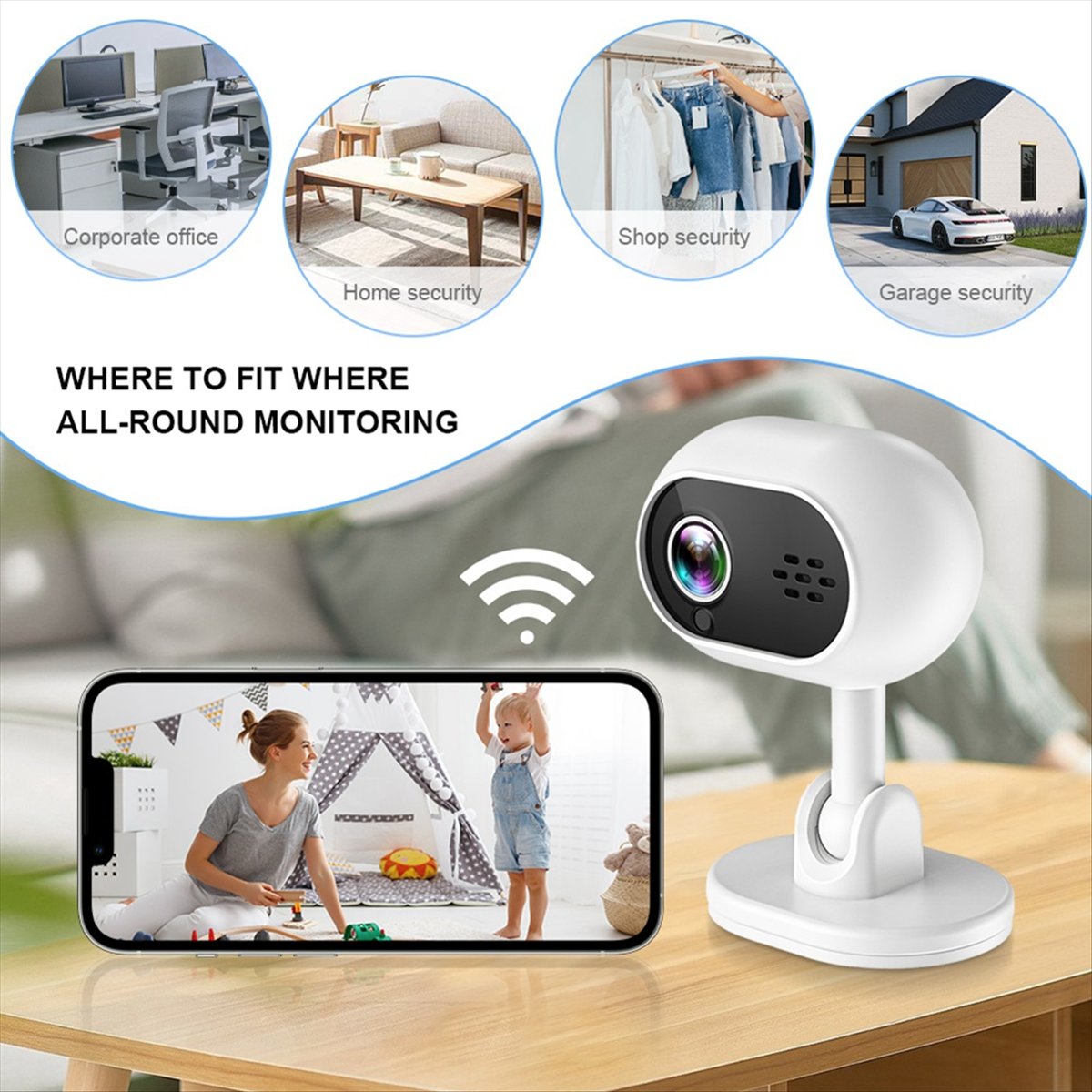A4 1080P Smart Mini Wifi IP Ca - đánh giá và giá Smart Home Cctv Camera
