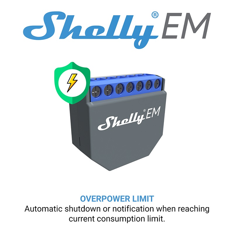 SHELLY EM Wifi Smart Life Cont - đánh giá và giá Smart Home Voice Control