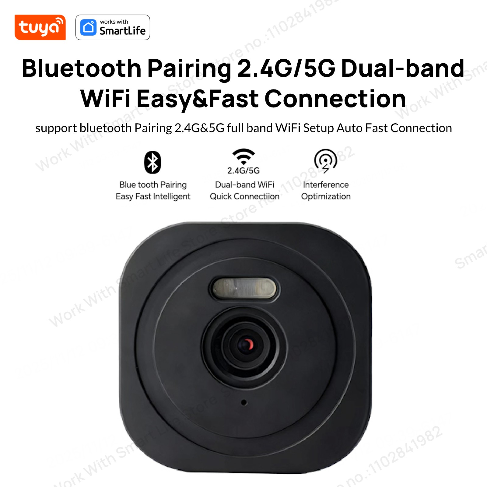 3MP 2K Tuya Window Camera,2.4G - đánh giá và giá Smart Home Cctv Camera