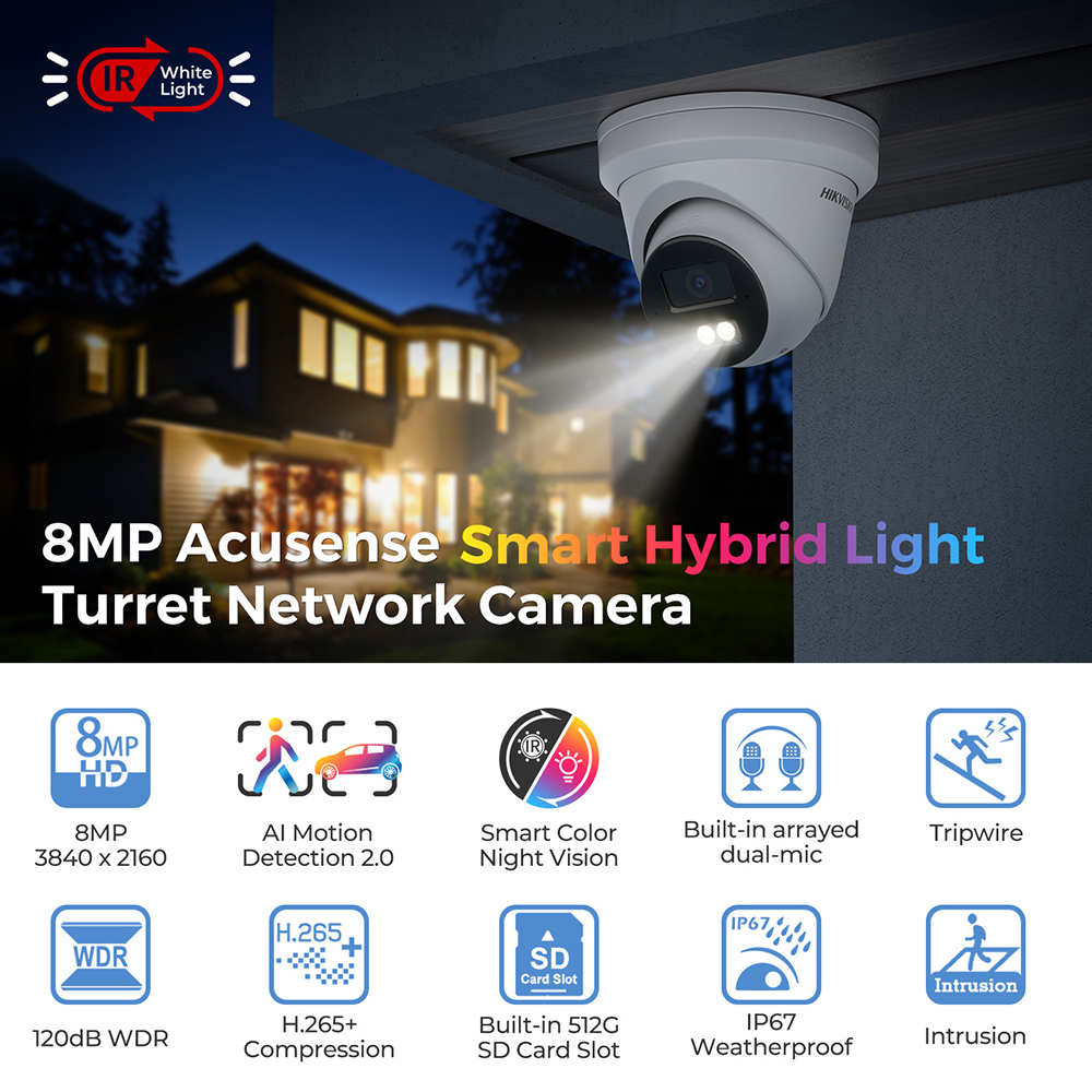 Hikvision 4K Smart Hybrid Ligh - đánh giá và giá Homesmart Online