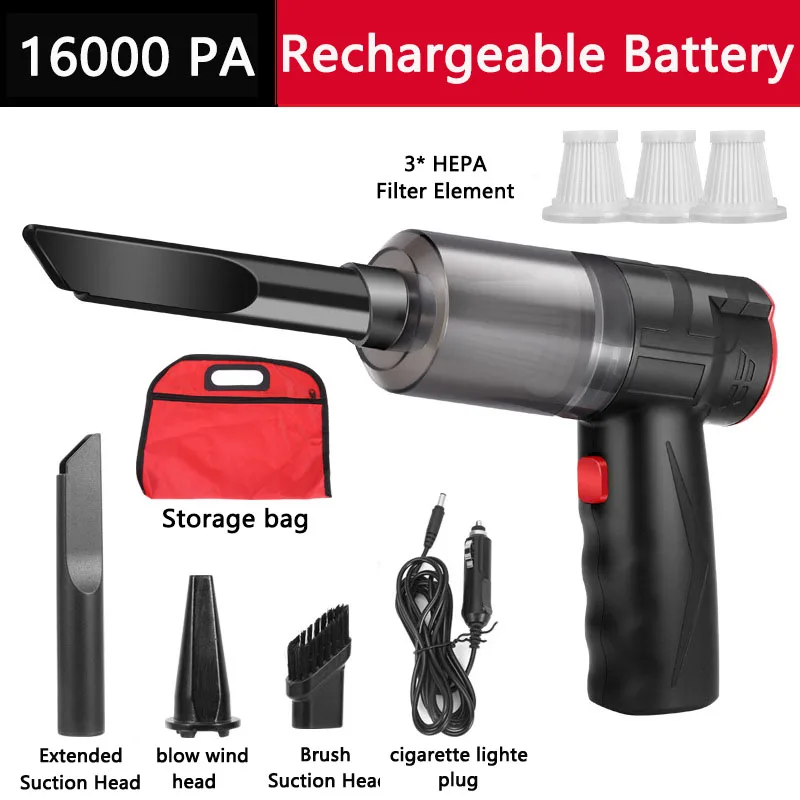 16000PA Powerful Suction Car H - đánh giá và giá Smart Home Interior