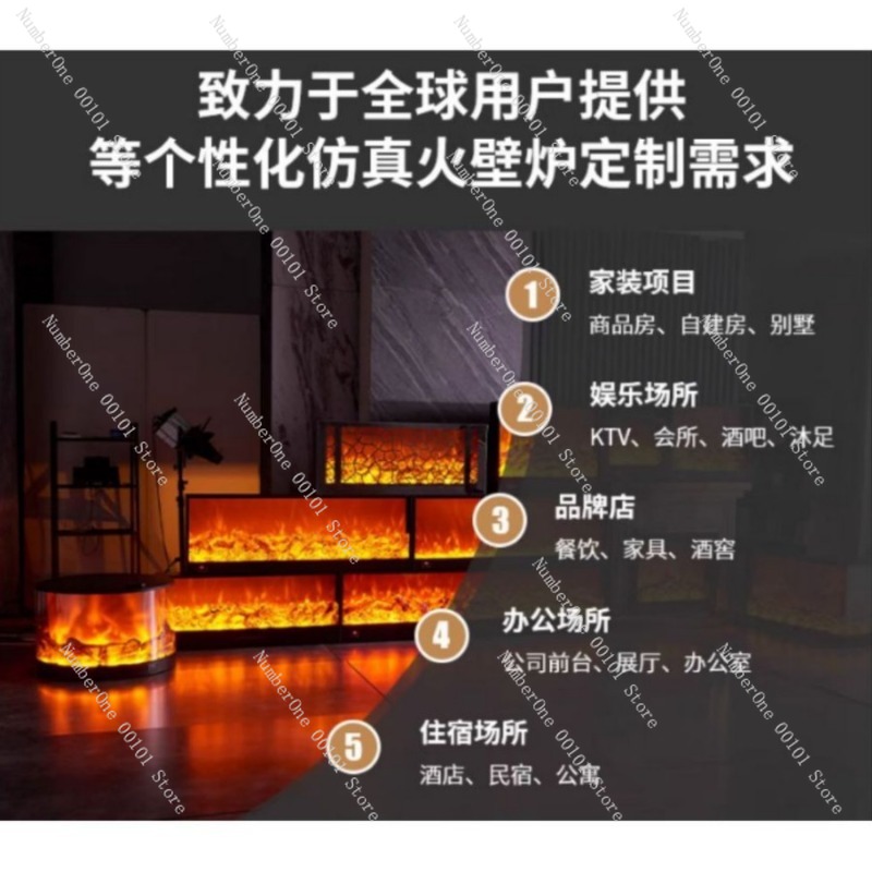 Smart Atomized Fireplace with  - đánh giá và giá Smart Home Simulation