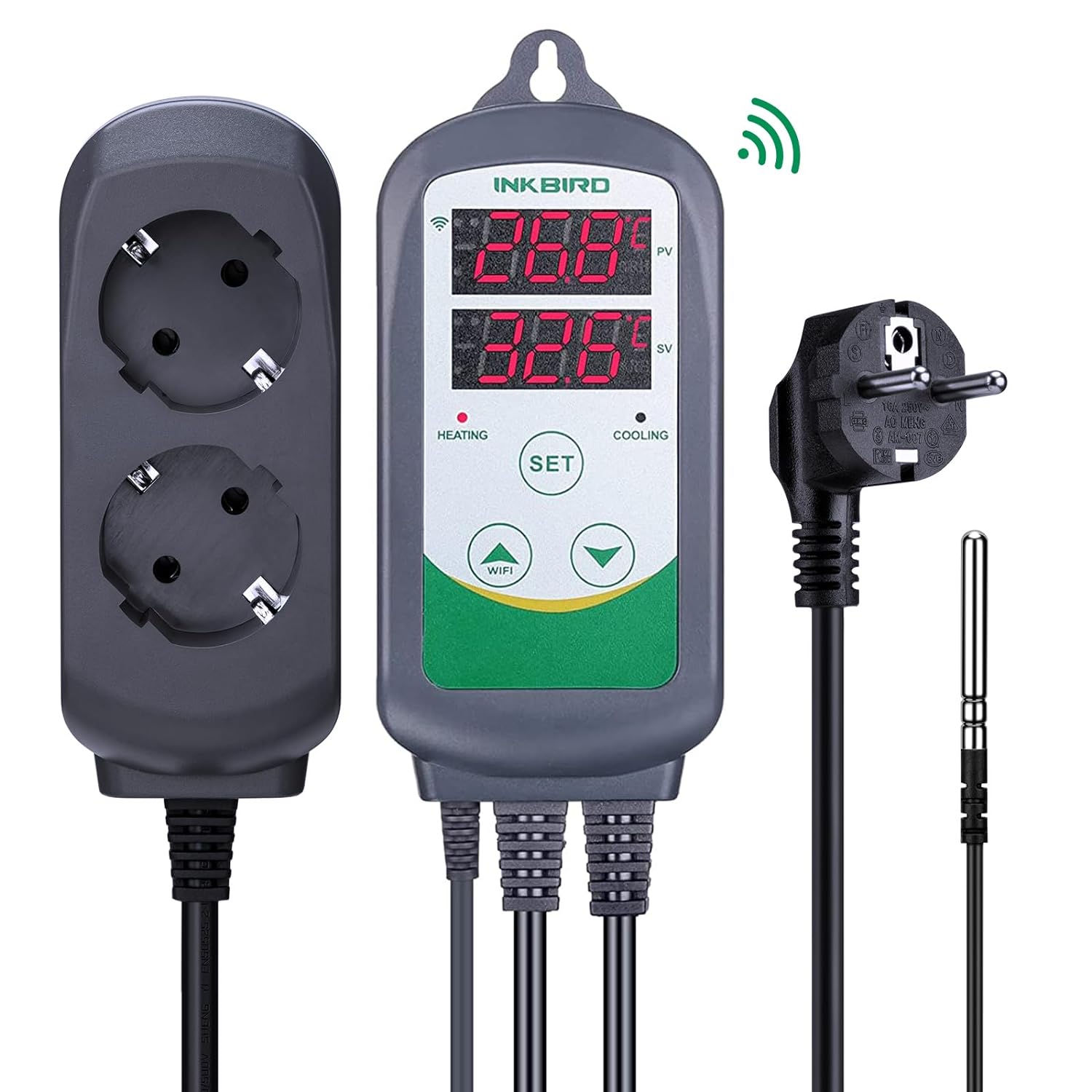 INKBIRD ITC-308-WiFi Digital T - đánh giá và giá Smart Home Thermostat
