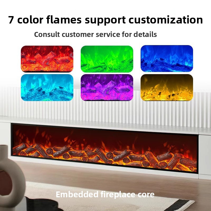 2D Electric Fireplace Insert D - đánh giá và giá Smart Home Simulation