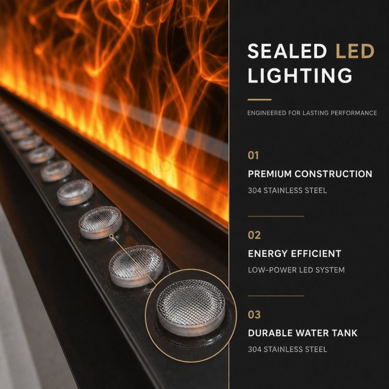 Minimalist Wall Fireplace Luxu - đánh giá và giá Smart Home Simulation