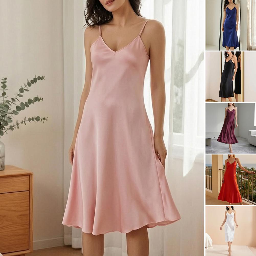 Sexy Nightdress Deep Neck Slee - đánh giá và giá Smart Home Simulation