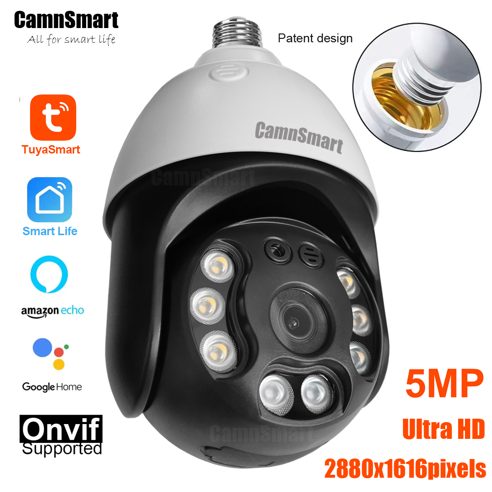 Camnsmart Tuya 5MP Alexa Wifi  - đánh giá và giá Smart Home Cctv Camera