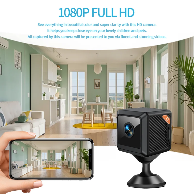 W02 1080P mini security protec - đánh giá và giá Smart Home Cctv Camera