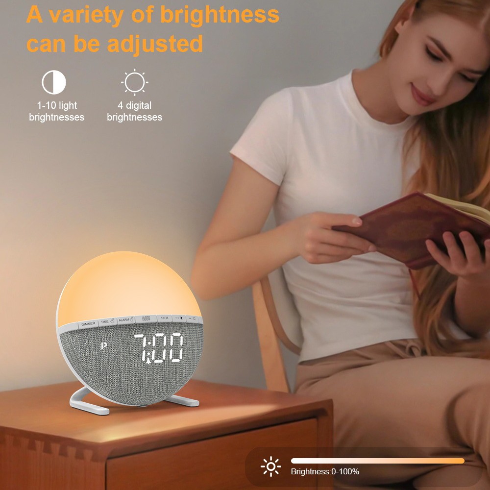 LED Wake Up Light Alarm Clock  - đánh giá và giá Smart Home Simulation