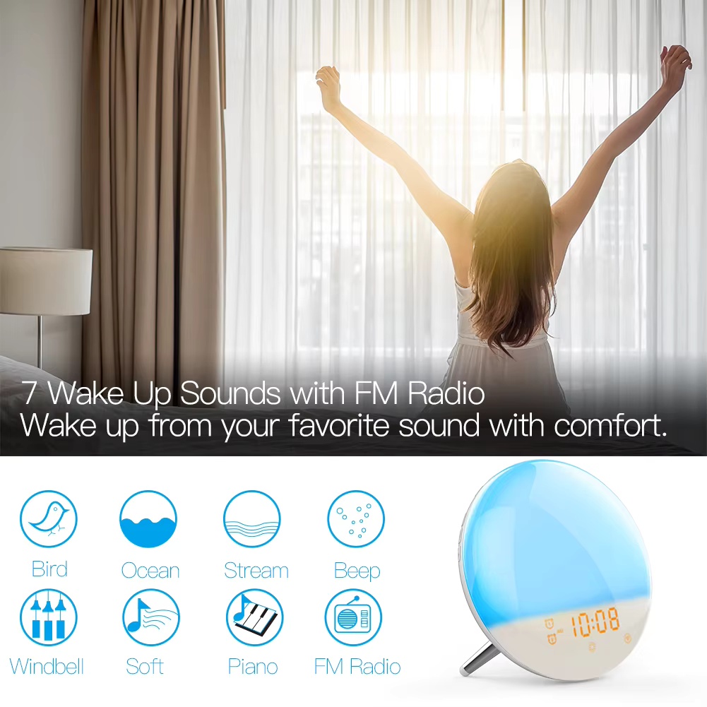 MOES WiFi Wake Up Smart Light  - đánh giá và giá Smart Home Simulation