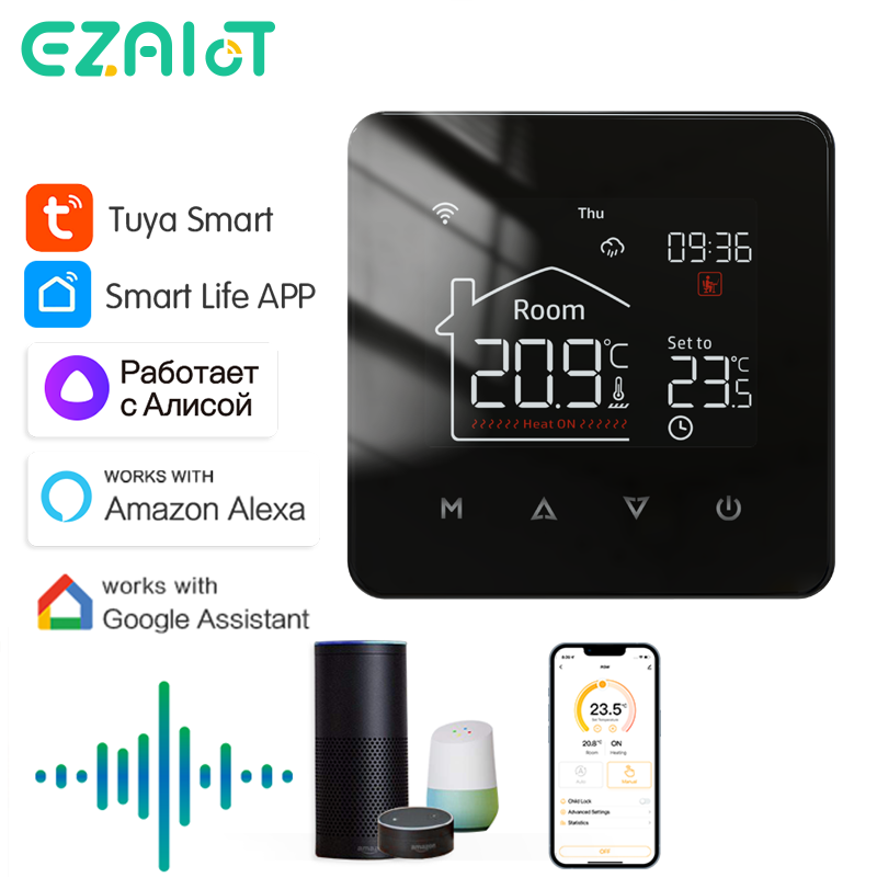 WiFi Tuya Smart Home Thermosta - đánh giá và giá Smart Home Thermostat
