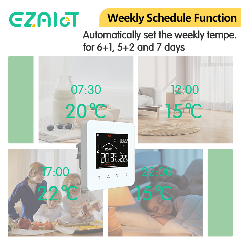 WiFi Tuya Smart Home Thermosta - đánh giá và giá Smart Home Thermostat