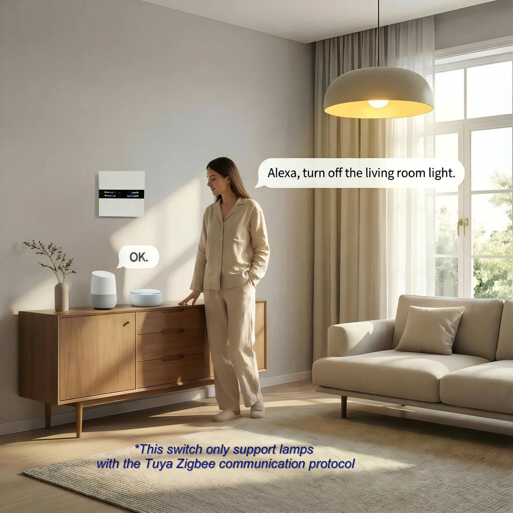 M8 Pro Zigbee Smart Switch Pan - đánh giá và giá Smart Home Panel