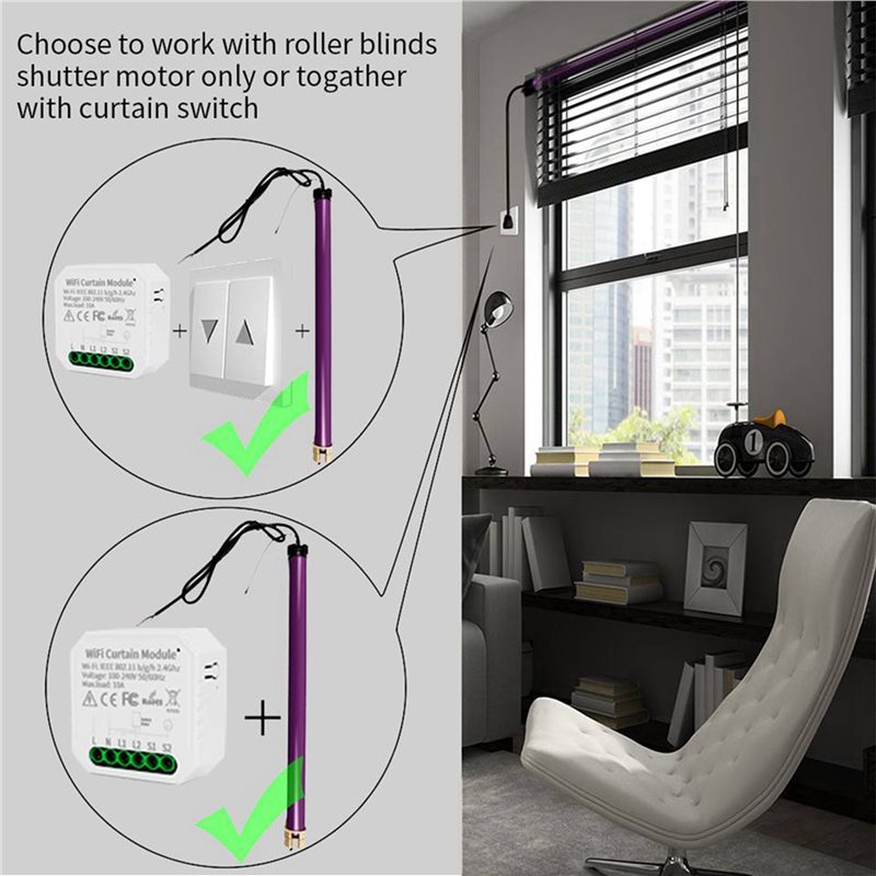 A27F-3X Tuya WIFI Smart Curtai - đánh giá và giá Smart Home Voice Control