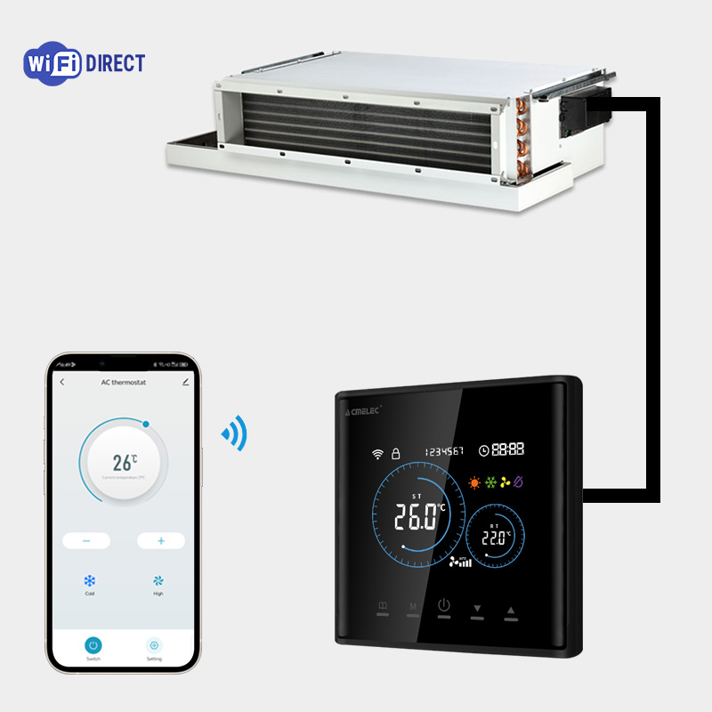 Smart Fan Coil Thermostat HVAC - đánh giá và giá Smart Home Thermostat