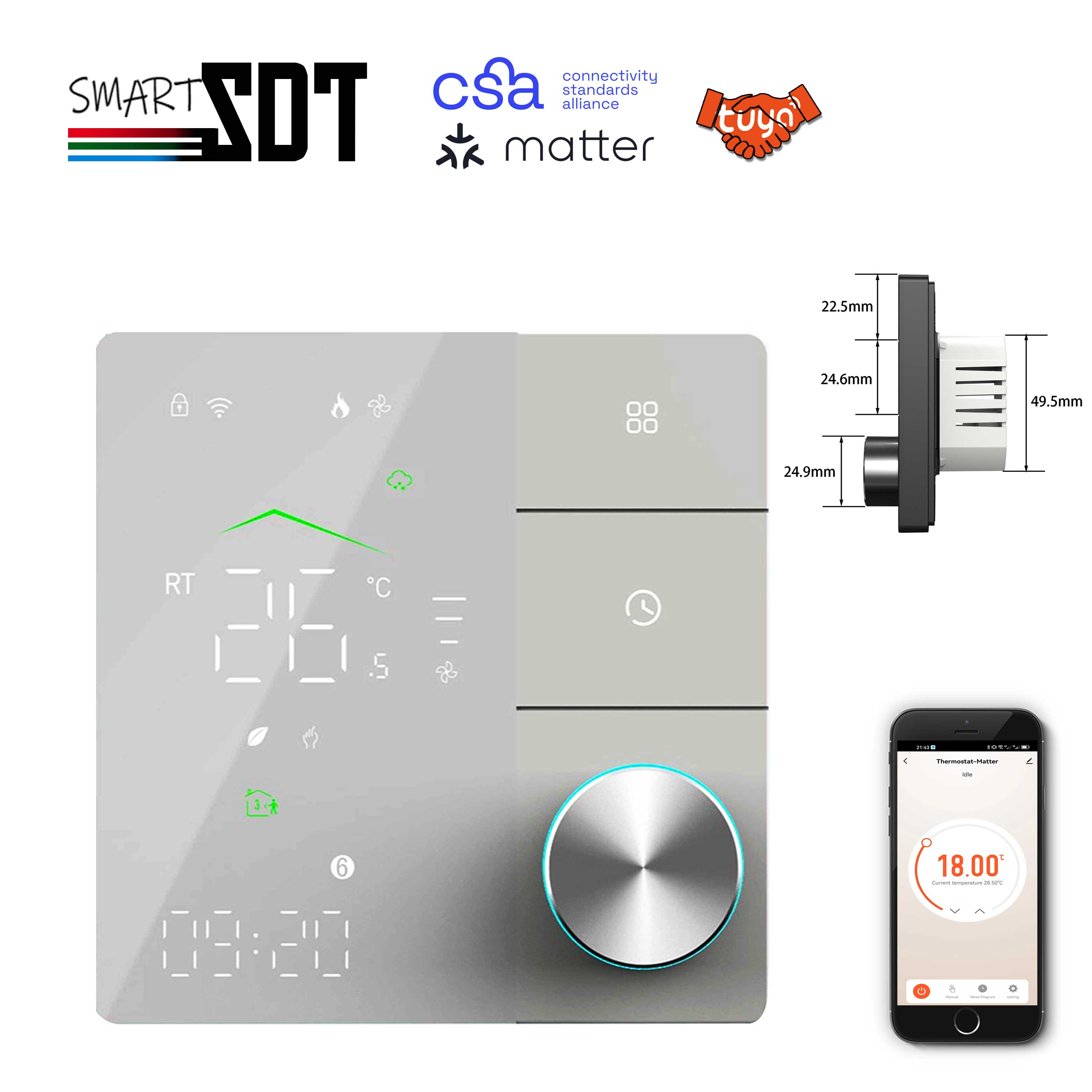 24V 110V 220V Heating Thermost - đánh giá và giá Smart Home Hub Apple