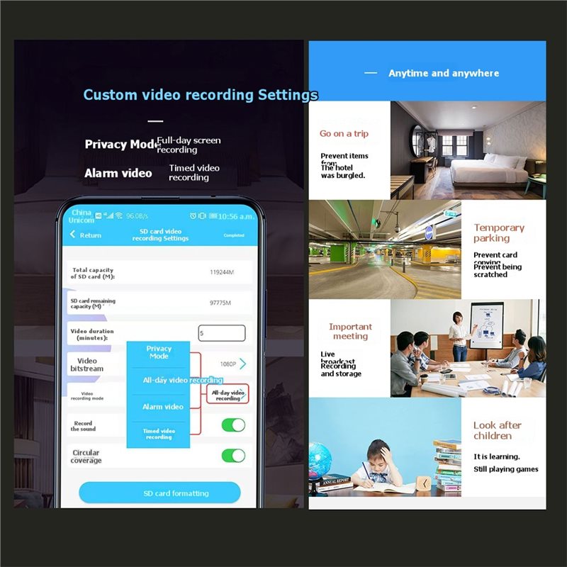 B04C-Mini Wifi Camera 1080P HD - đánh giá và giá Smart Home Network Rack